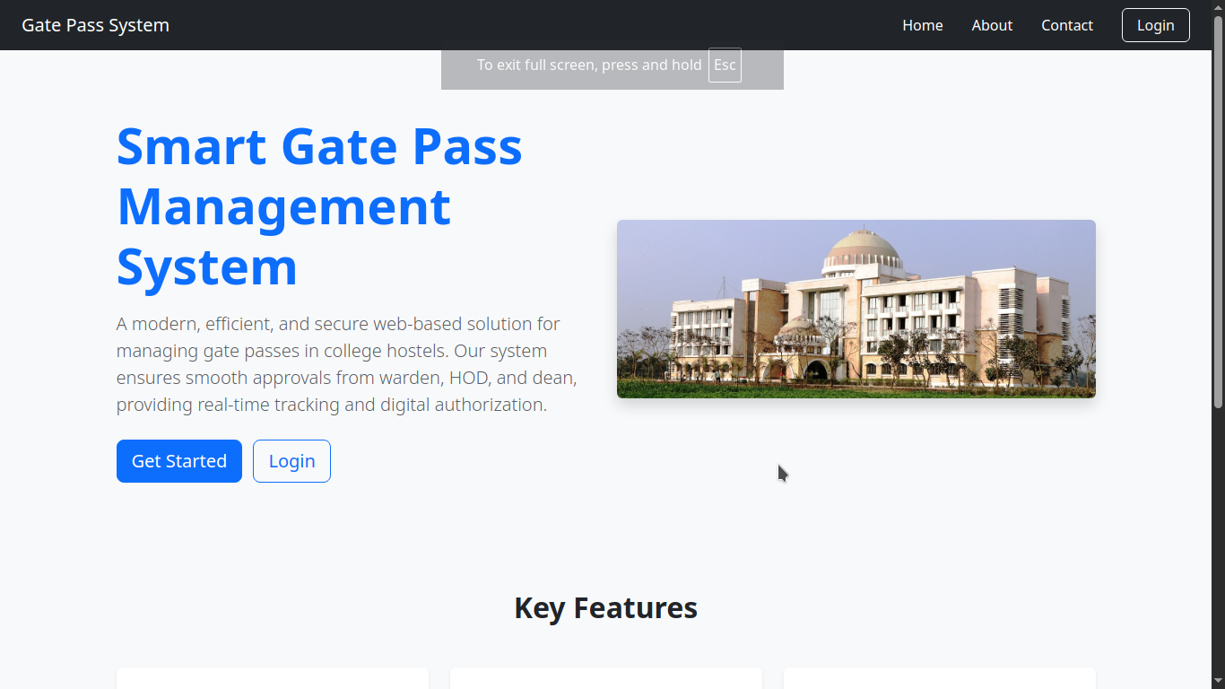 Gate Pass System